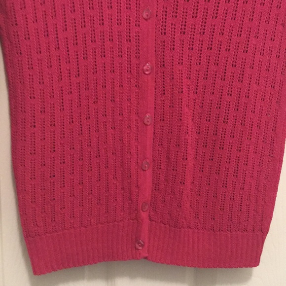 Fuchsia Pink Cardigan - Picture 3 of 4
